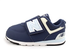 New Balance vintage indigo/quarry blue 574 sneaker (bred) 